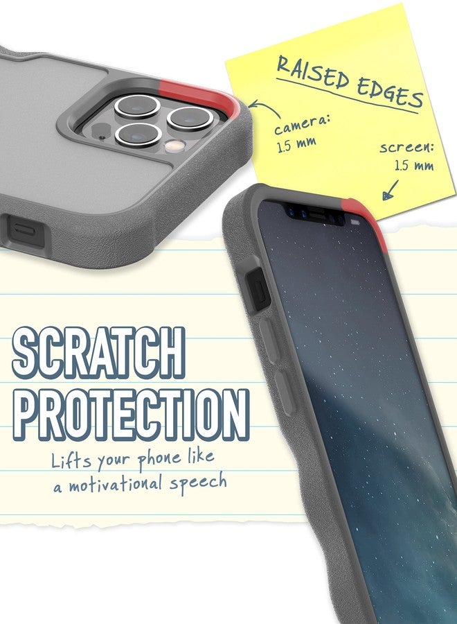 Smartish iPhone 12 Pro Max Armor Case - Gripzilla [Rugged + Protective] Slim Tough Grip Cover - Gray Area - Image 4